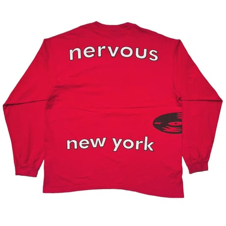OLD&VINTAGE nervous 1994 NEW YORK LS RED ANVIL XXL 7700