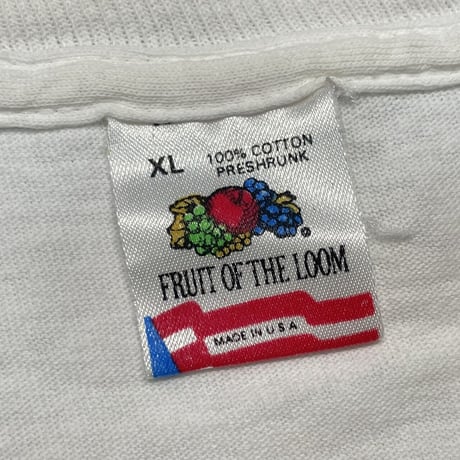 Marlboro RACING TEAM '90 POCKET TEE WHITE FRUIT OF THE LOOM XL
