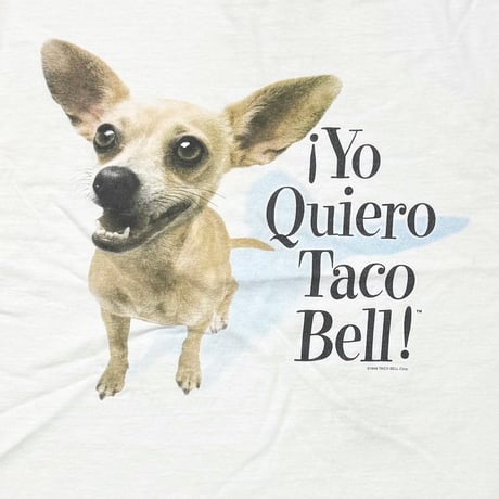 TACO BELL WANT SOME? WHITE FRUIT OF THE LOOM XL 0536