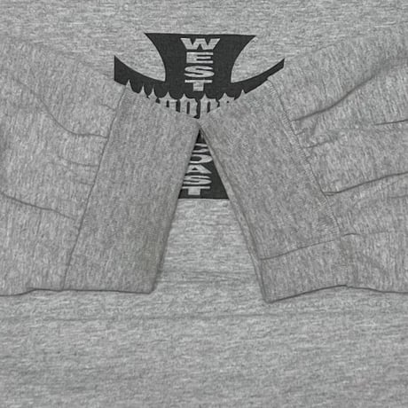 WEST COAST CHOPPERS IRON CROSS LS ASH GREY FITS XXL 4209