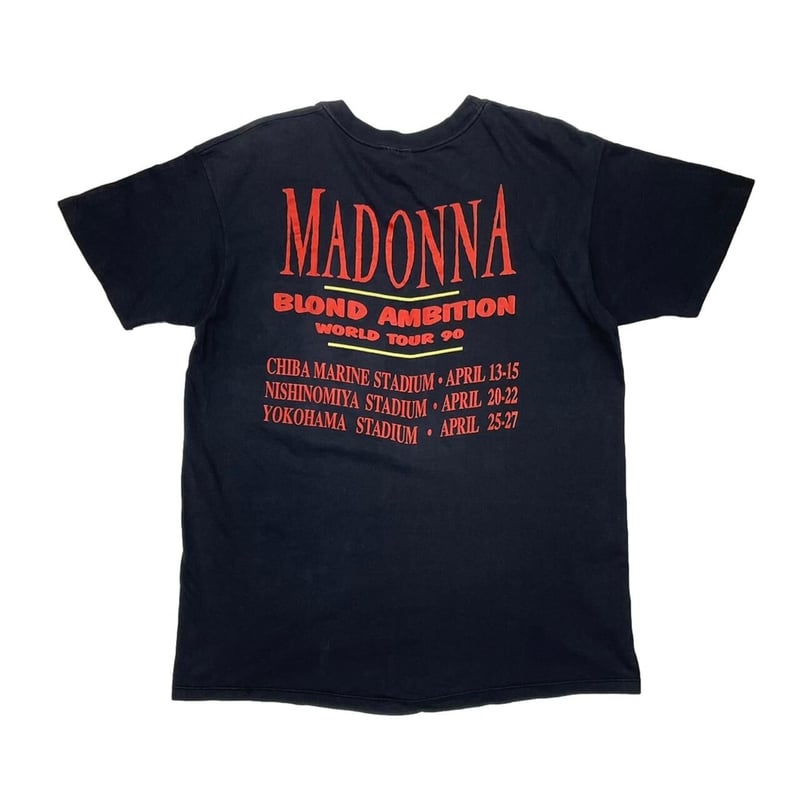Madonna Blond Ambition World Tour 90 Black Unisex T-shirt S-5XL 