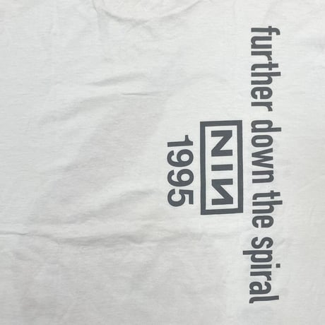 NINE INCH NAILS FURTHER DOWN THE SPIRAL WHITE ALL SPORT XL 4912