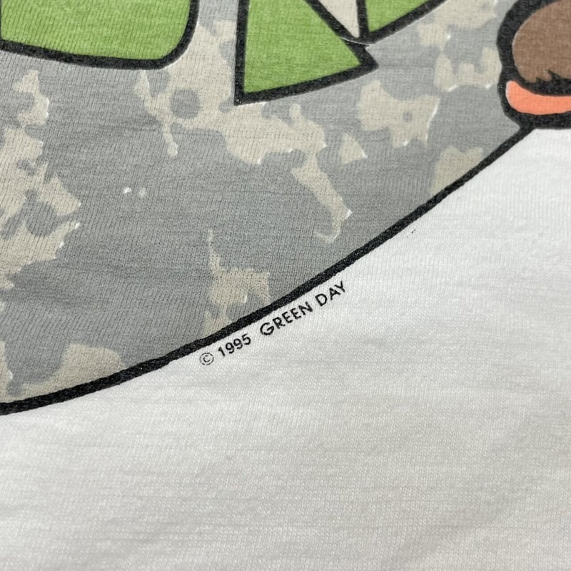 GREEN DAY 1995 EAT YOUR PARENTS WHITE EURO XL 9