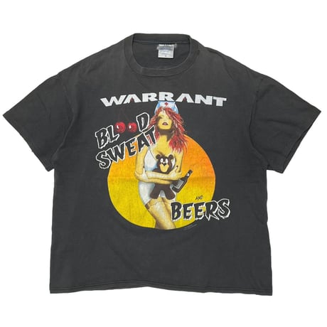 【当時物】WARRANT BLOOD SWEAT AND BEERS Tシャツ CATEGORY WARRANT | greatLAnd OSAKA