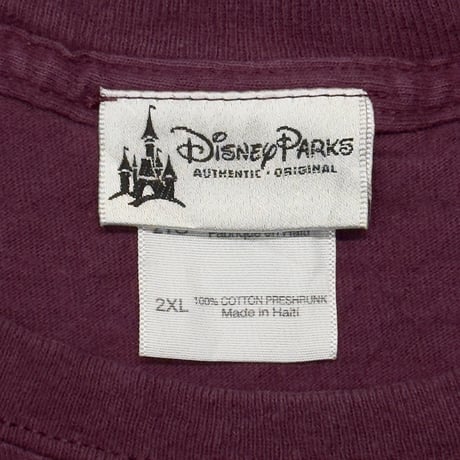DISNEY VINTAGE THE TWILIGHT ZONE TOWER OF TERROR DOUBLE SIDE BURGUNDY XXL 6939