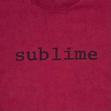 sublime SKUNK REOCRDS BURGUNDY FRUIT OF THE LOOM XL 9766