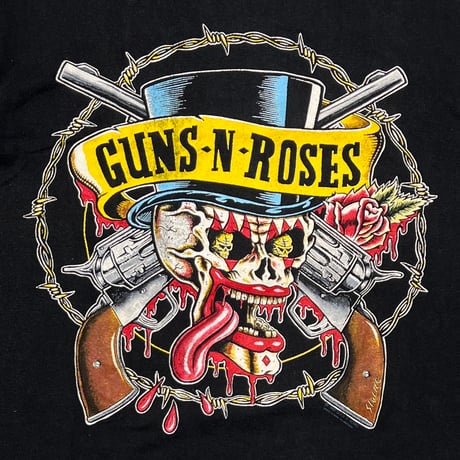 GUNS N' ROSES 1990 SKULL GUNS BROCKUM LARGE 2756