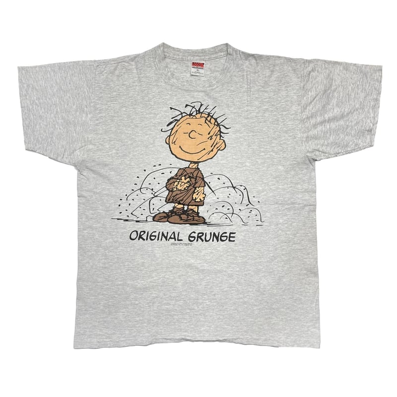 トップス PEANUTS ORIGINAL GRUNGE GREY XL 5430 PEANUTS ORIGINAL GRUNGE GREY XL 2983 | greatLAn