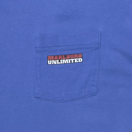 Marlboro UNLIMITED COYOTE POCKET TEE BLUE FITS XL 1165