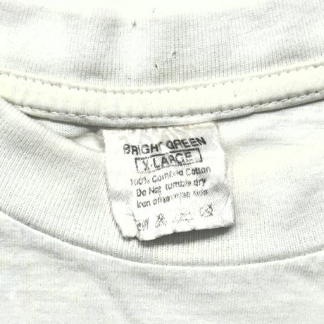 RAGE AGAINST THE MACHINE WE HAVE DETERMINED WHITE BRIGHT GREEN EURO XL 6734