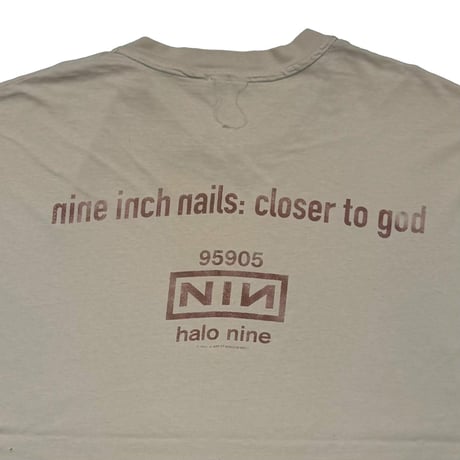 NINE INCH NAILS 1994 CLOSER TO GOD HALO EIGHT SAGE GREEN FITS XL 6474