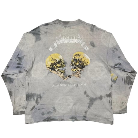 METALLICA ALAS NOWHERE TO ROAM TIEDYE LS SCREEN STARS XL 0283