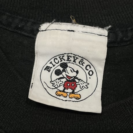 DISNEY VINTAGE OLD MINNIE MOUSE TEE BLACK FITS XL 9462