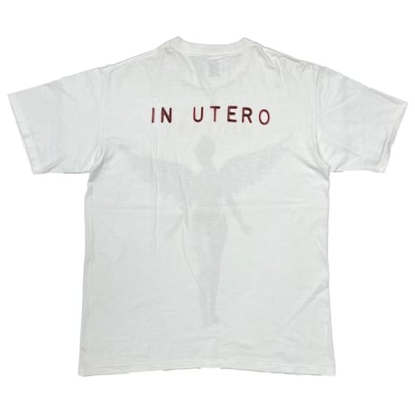 NIRVANA IN UTERO WHITE WILD OATS XL 9949