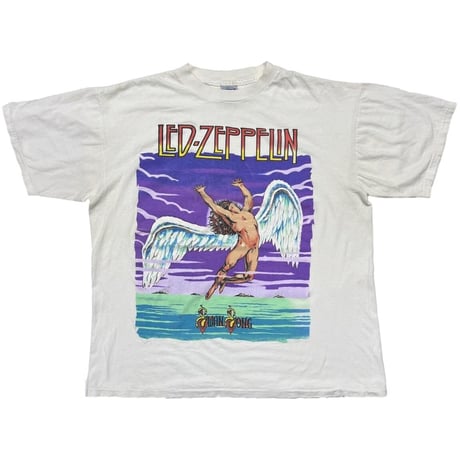 LED ZEPPELIN SWAN SONG WHITE TULTEX XL 2064