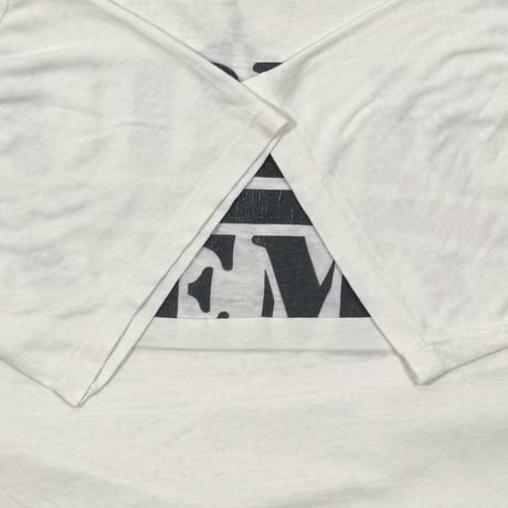 PUBLIC ENEMY TARGET LOGO DOUBLE SIDE WHITE FITS XL 0981