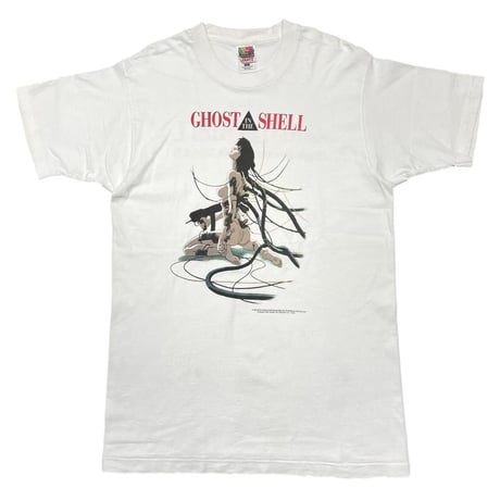 GHOST IN THE SHELL 1995 PEOPLE LOVE MACHINES IN 2029 A.D. WHITE FRUIT OF THE LOOM MEDIUM 0055