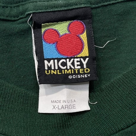 PEANUTS CAMP McPHERSON GREEN MICKEY UNLIMITED XL 4375