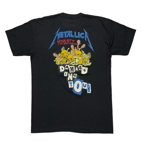METALLICA PUSHEAD 1989 DAMAGE INC TOUR FITS LARGE 3412