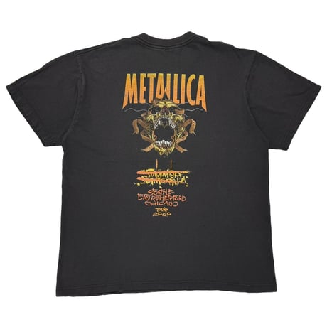 METALLICA PUSHEAD TOUR 2000 TWIN SKULL SUMMER SANITARIUM GIANT XL 5732