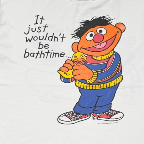 SESAME STREET ERNIE & RUBBER DUCKIE BATHROOM WHITE XL 0002