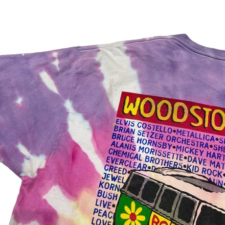 WOODSTOCK '99 BIGGER BETTER LOUDER TIEDYE DELTA XL 2430