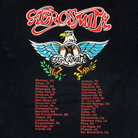 AEROSMITH AERO FORCE ONE TOUR giant BY TEE JAYS XL 3026