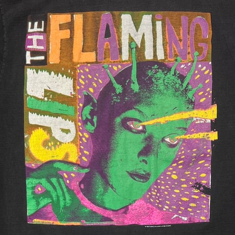 THE FLAMING LIPS 1995 BLACK GIANT BY TULTEX XL 4321