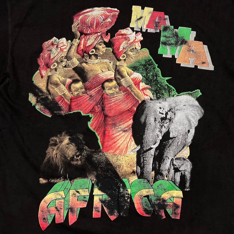 GARNETT SILK MAMA AFRICA RAP DESIGN TEE FITS XL