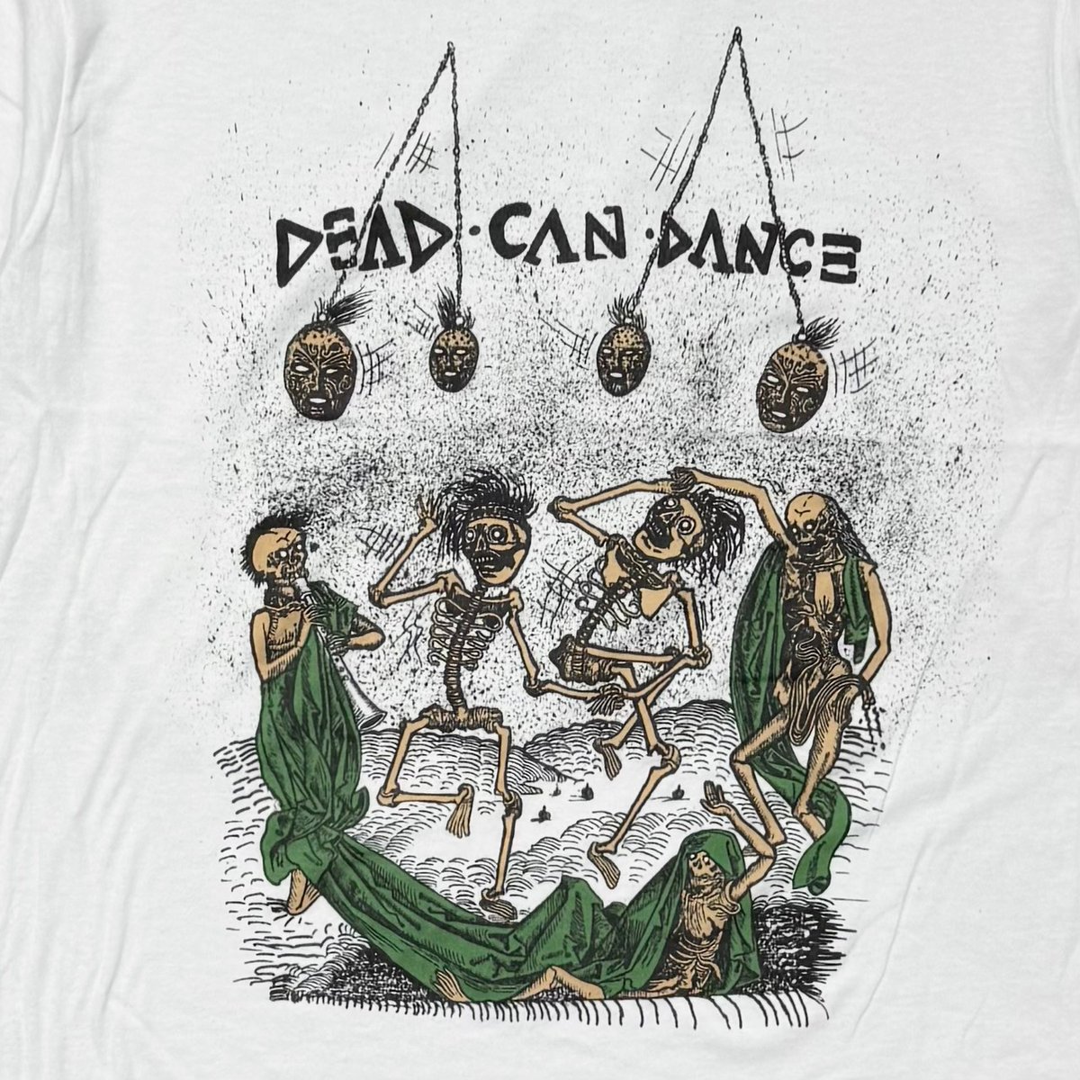 DEAD CAN DANCE 4MASK 4FACE WHITE SPORTS WEAR XL