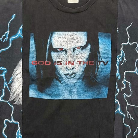 MARILYN MANSON GOD IS IN THE TV USA THUNDER REMAKE FITS XXL 0883