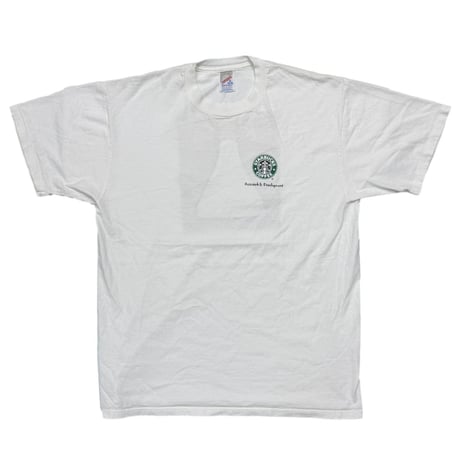 STARBUCKS COFFEE RESEARCH & DEVELOPMENT WHITE JERZEES XL 8872