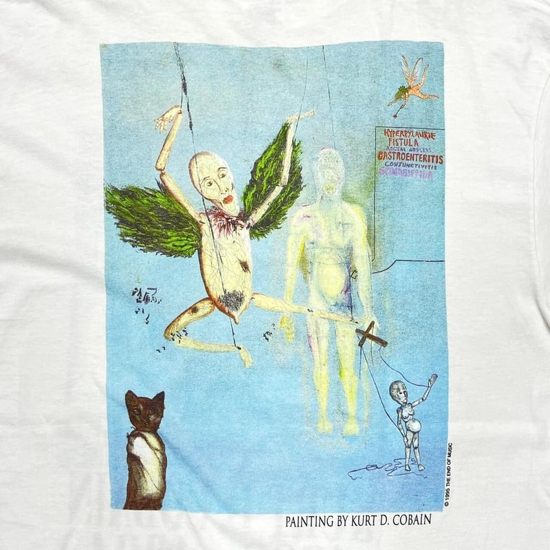 NIRVANA KURT COBAIN MEMORIAL ADULT TULTEX XL 84 NIRVANA KURT COBAIN MEMORIAL ADULT TULTEX XL 84