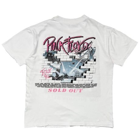 PINK FLOYD DIVISON THE DIVISION BELL BACK SOLD OUT SOLAR TEE WHITE LARGE 6637