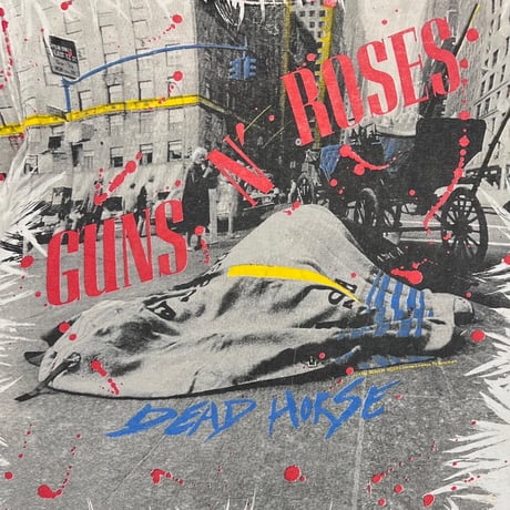 GUNS N' ROSES 1992 DEAD HORSE OVP WHITE BROCKUM XL 2446