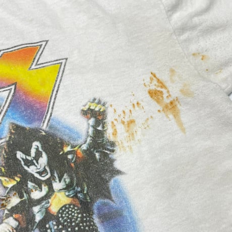 KISS ALIVE 1996 TOUR WHITE FRUIT OF THE LOOM XL 0941