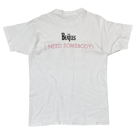 THE BEATLES 1990 HELP! I NEED SOMEBODY! WHITE FRUIT OF THE LOOM LARGE 7365