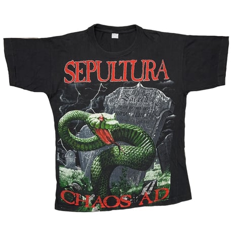 SEPULTURA CHAOS AD BOOTLEG LARGE 8795