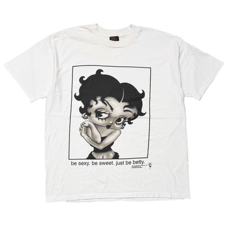 BETTY BOOP 1997 BE SEXY BE SWEET JUST BE BETTY CK PARODY WHITE CHANGES XL 3989
