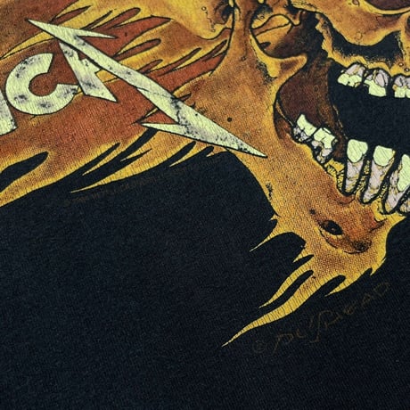 METALLICA PUSHEAD FLAME SKULL TENNESSEE RIVER LARGE 0100