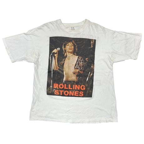 THE ROLLING STONES VOODOO LOUNGE EUROPE 1995 SPIKE TONGUE WHITE XL 7794