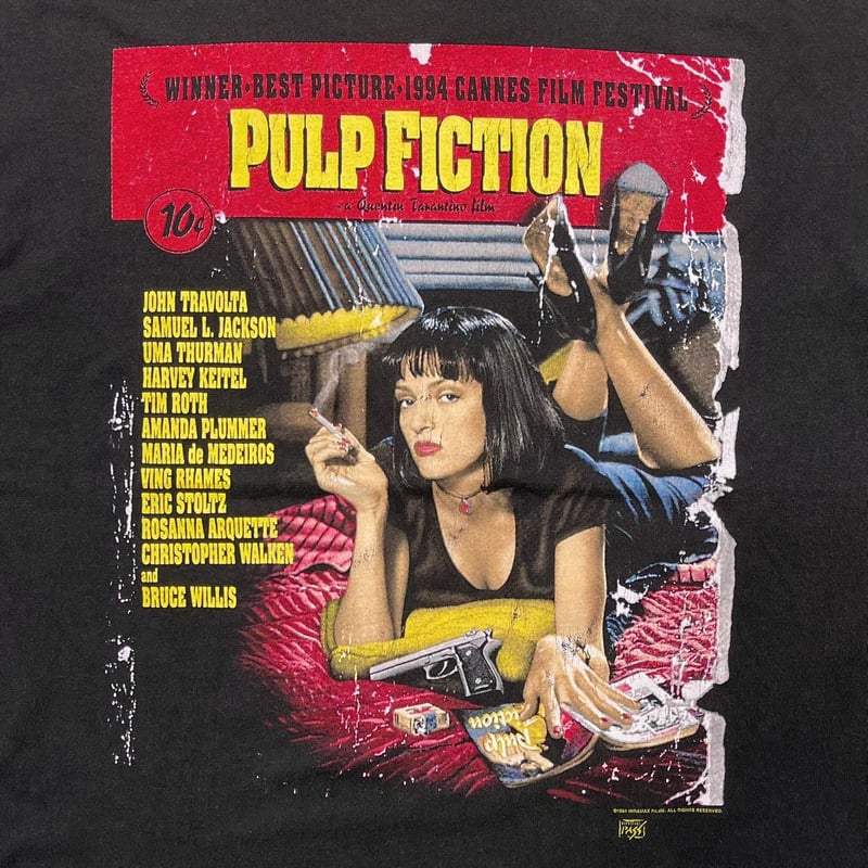 PULP FICTION MOVIE PROMO BACKSTAGE PASS HANES X