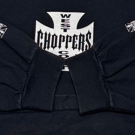 WEST COAST CHOPPERS SLEEVE IRON CROSS LS BLACK XL 8452