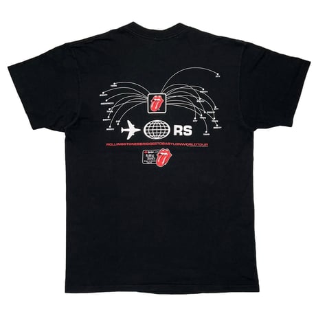 ROLLING STONES LIP & TONGUE BACK AIR PLANE BRIDGE TO BABYLON WORLD TOUR ANVIL LARGE 8541