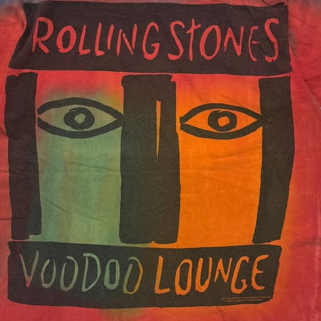 THE ROLLING STONES VOODOO LOUNGE TIE DYE BROCKUM XL 5550