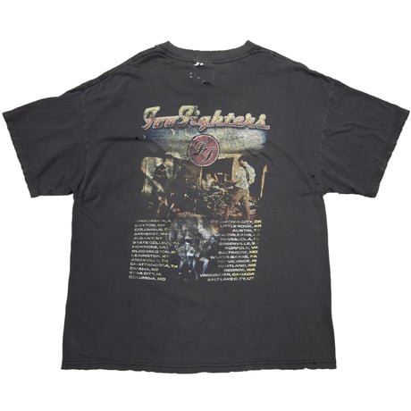 RED HOT CHILI PEPPERS x FOO FIGHTERS RAP DESIGN TOURGILDAN XL 8090