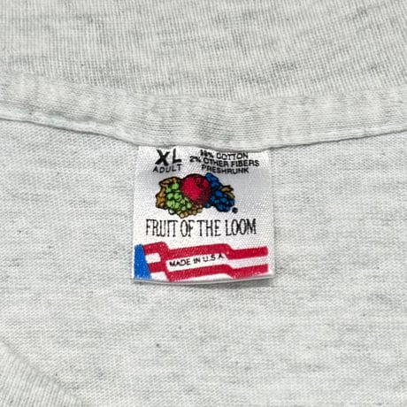 Indian MOTORCYCLE 1992 LOGO ASH GREY FRUIT OF THE LOOM XL 6784