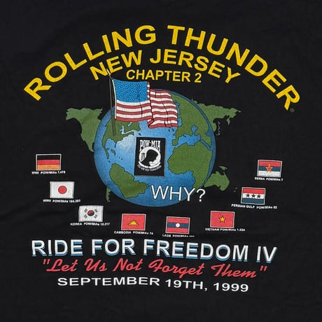 HARLEY DAVIDSON POW-MIA ROLLING THUNDER RIDE FOR FREEDOM Ⅳ 1999 XL 2841