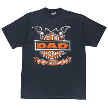 OLD&VINTAGE HARLEY DAVIDSON EMBLEM PARODY TO THE DAD BONE BIKER XL 8890