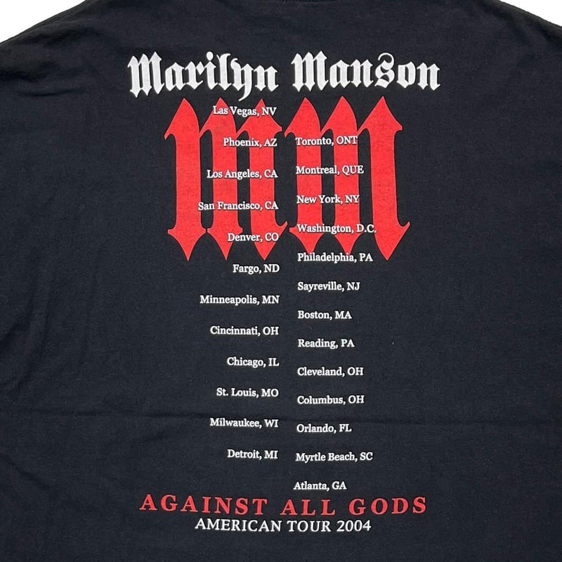 MARILYN MANSON AGAINST ALL GOD AMERICAN TOUR 20